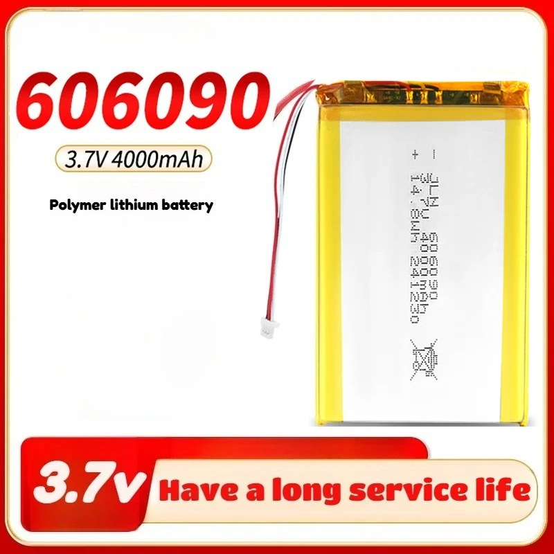 Wedding Power Supply - 606090 3,7V 4000mAh Wiederaufladbare Lipo-Batterie für
