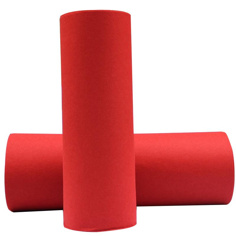 Wedding Tap - Hochzeitsteppich, Gangläufer, roter Teppich, rutschfest, Vliesstoff,
