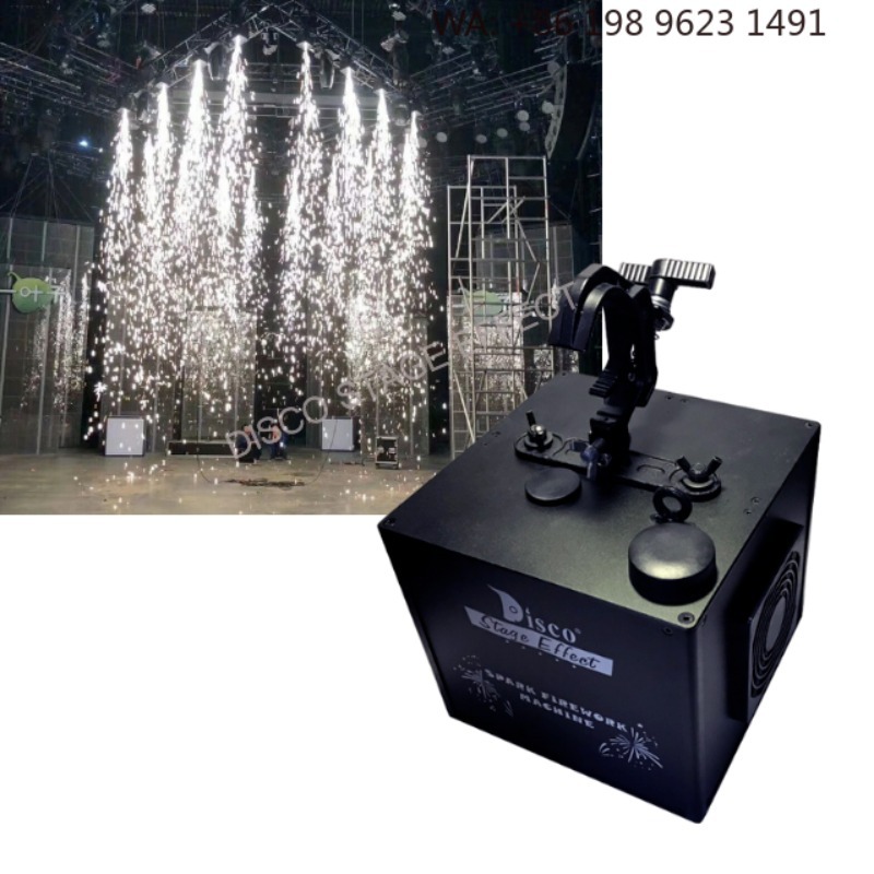 Wedding Fountain - Indoor Hängender Kaltfunkensprüher Wasserfall-Effekt Bühnenfontäne Tragbares
