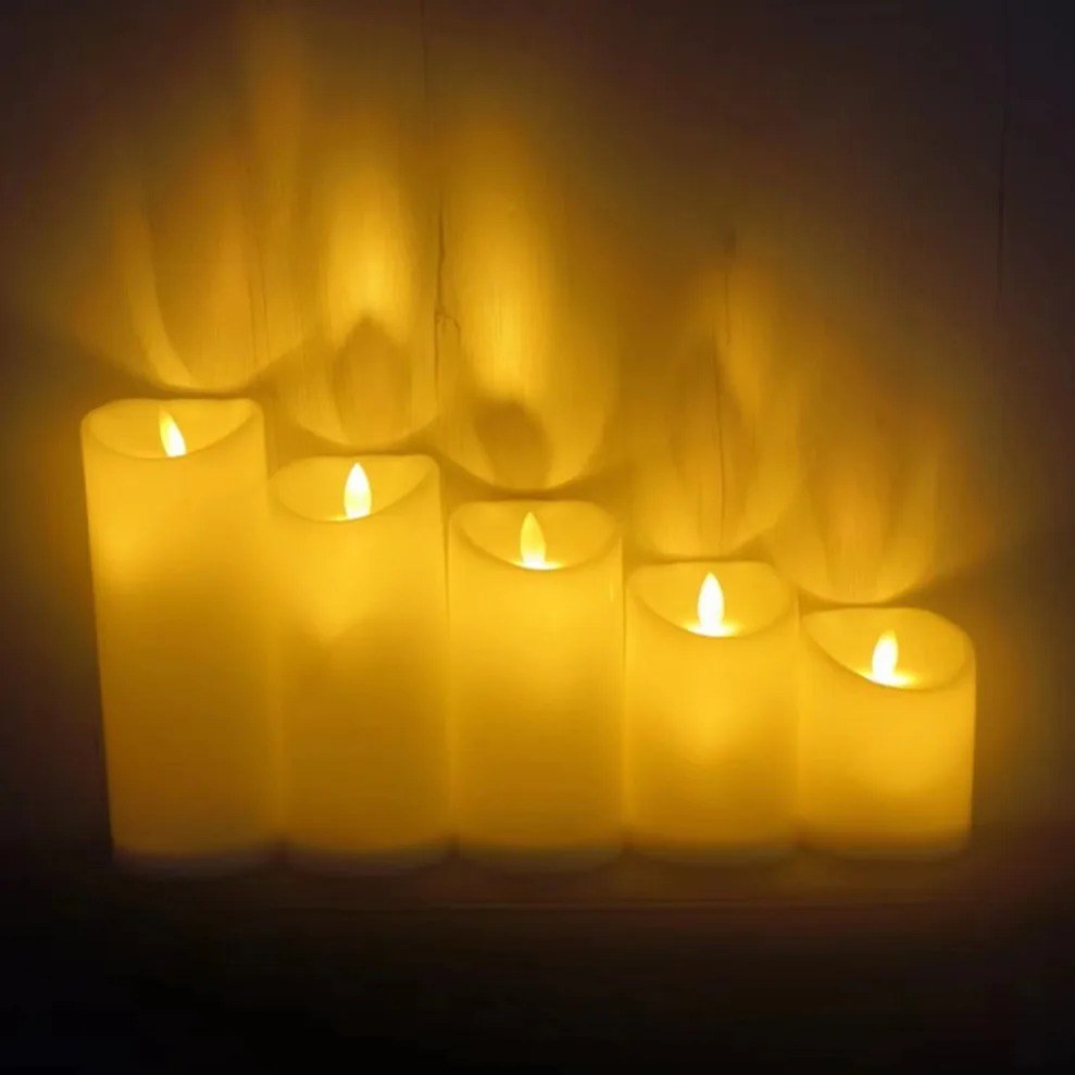 Wedding Power Supply - Elektrische LED-Kerzenlampe, Schaukel, flammenlose Kerzen, batteriebetriebene