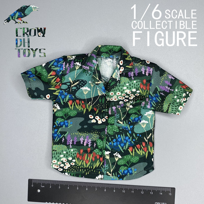 Good Floral & Wedding Decor Supply Photos - 1/6 Herren-Soldaten-T-Shirt, Harajuku, hawaiianisches Strand-Urlaubshemd, Blumendruck-Hemden,