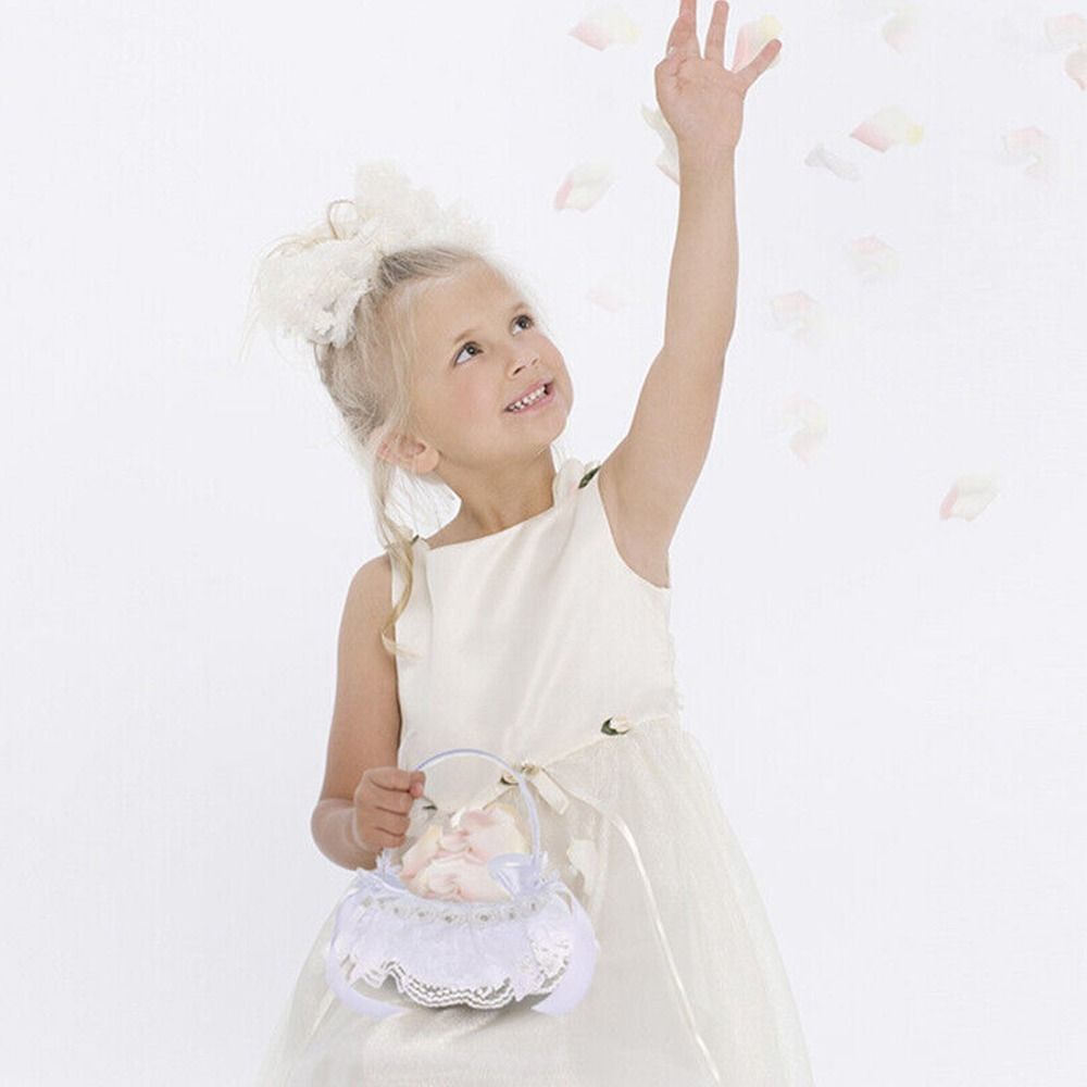 Jubiläums-Blumenkorb im europä – Flower Girl Basket Bewertung und Preis