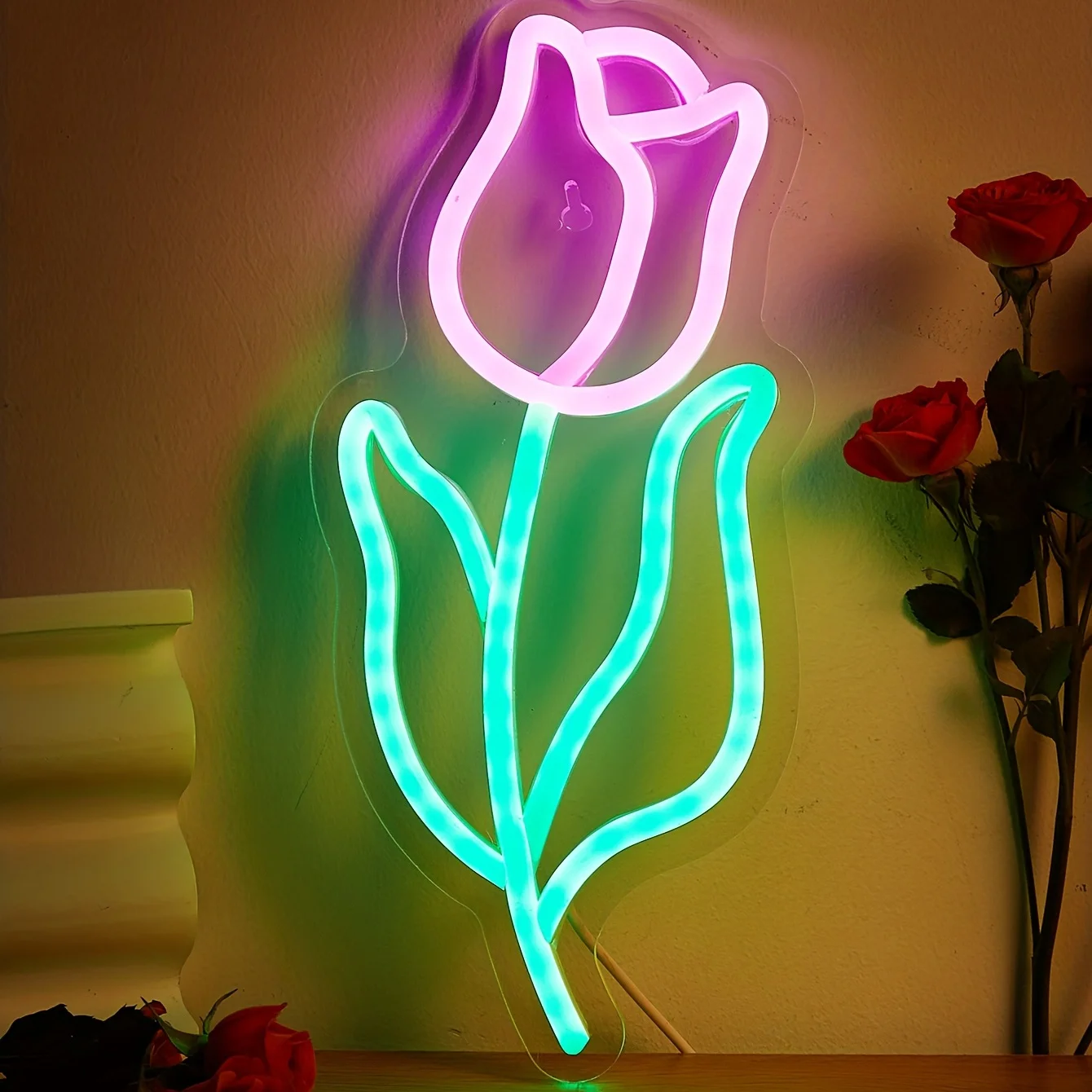 LED Rose geformte Leucht rekla – Wedding Power Supply Bewertung und Preis