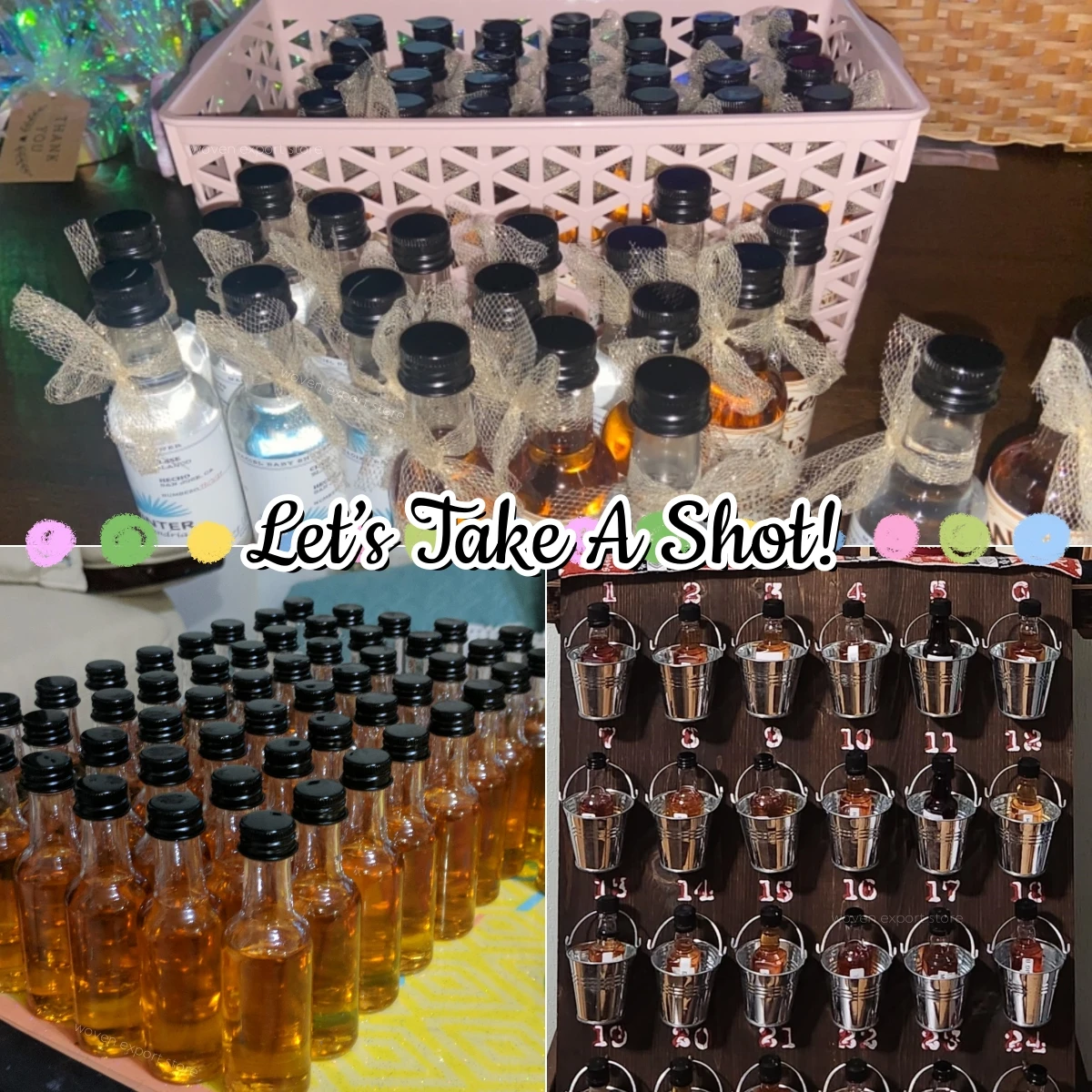 50-100 Stück 1,7oz Mini-Schnap – Wedding Alcohol Supply Bewertung und Preis