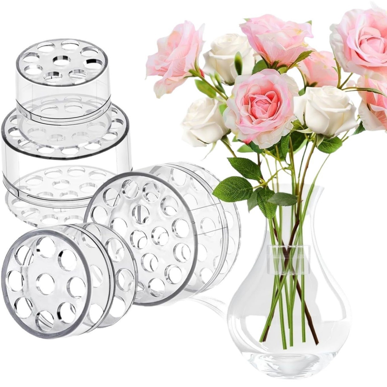 Spiralförmiger Ikebana-Stielha – Flower Girl Basket Bewertung und Preis