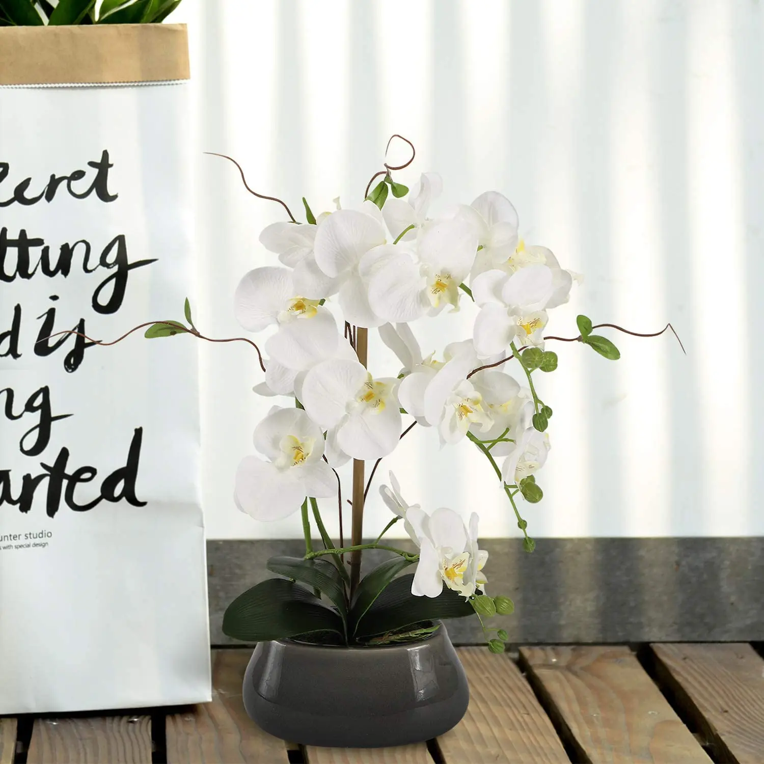 Künstliche Orchideen blumen Mi – Flower Girl Basket Bewertung und Preis