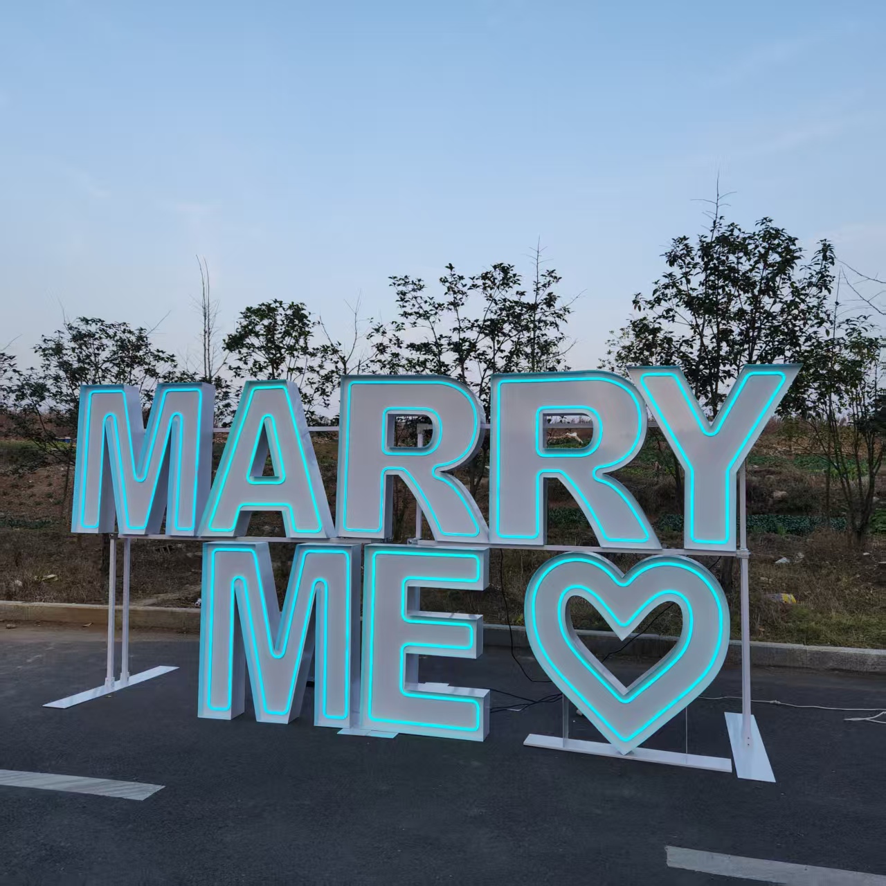 MARRY ME Metall RGB LED Neon-S – Wedding Supply Rentals Bewertung und Preis