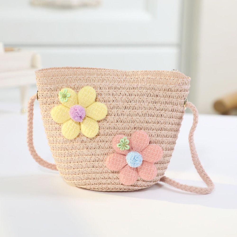 Handgefertigte gewebte Strohta – Flower Girl Basket Bewertung und Preis