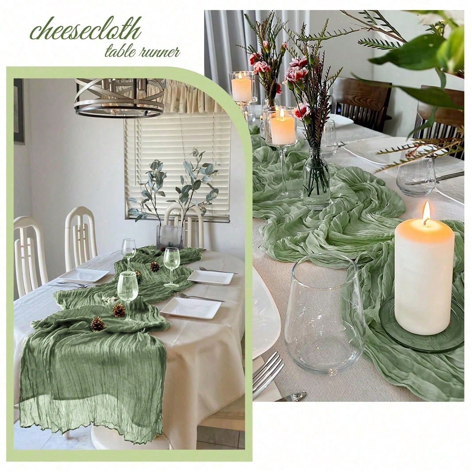 6er-Pack Käsetuch-Tischläufer  – Wedding Supply Rentals Bewertung und Preis